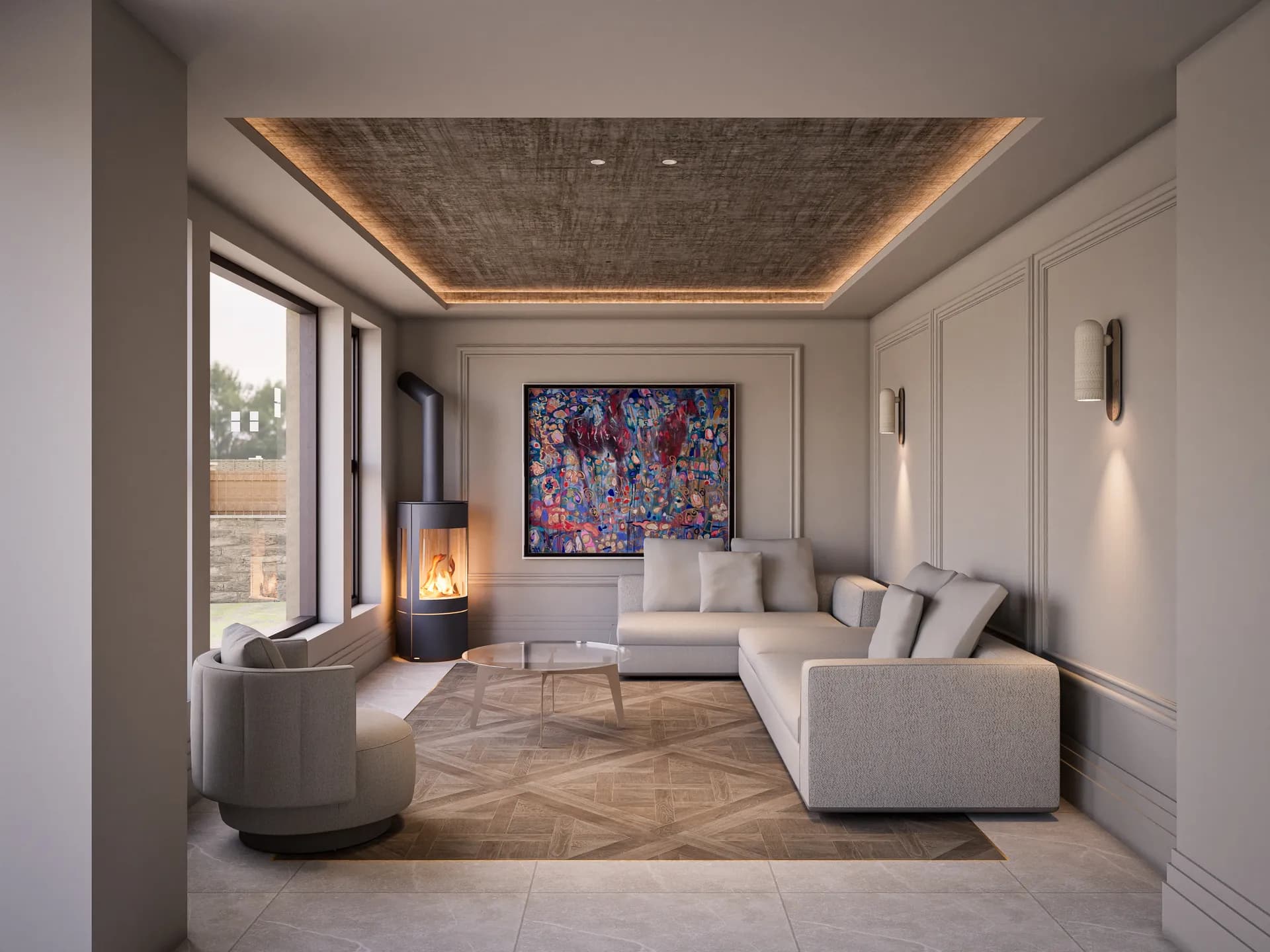 Elmtree Manor, art curation by Ben Winterburn