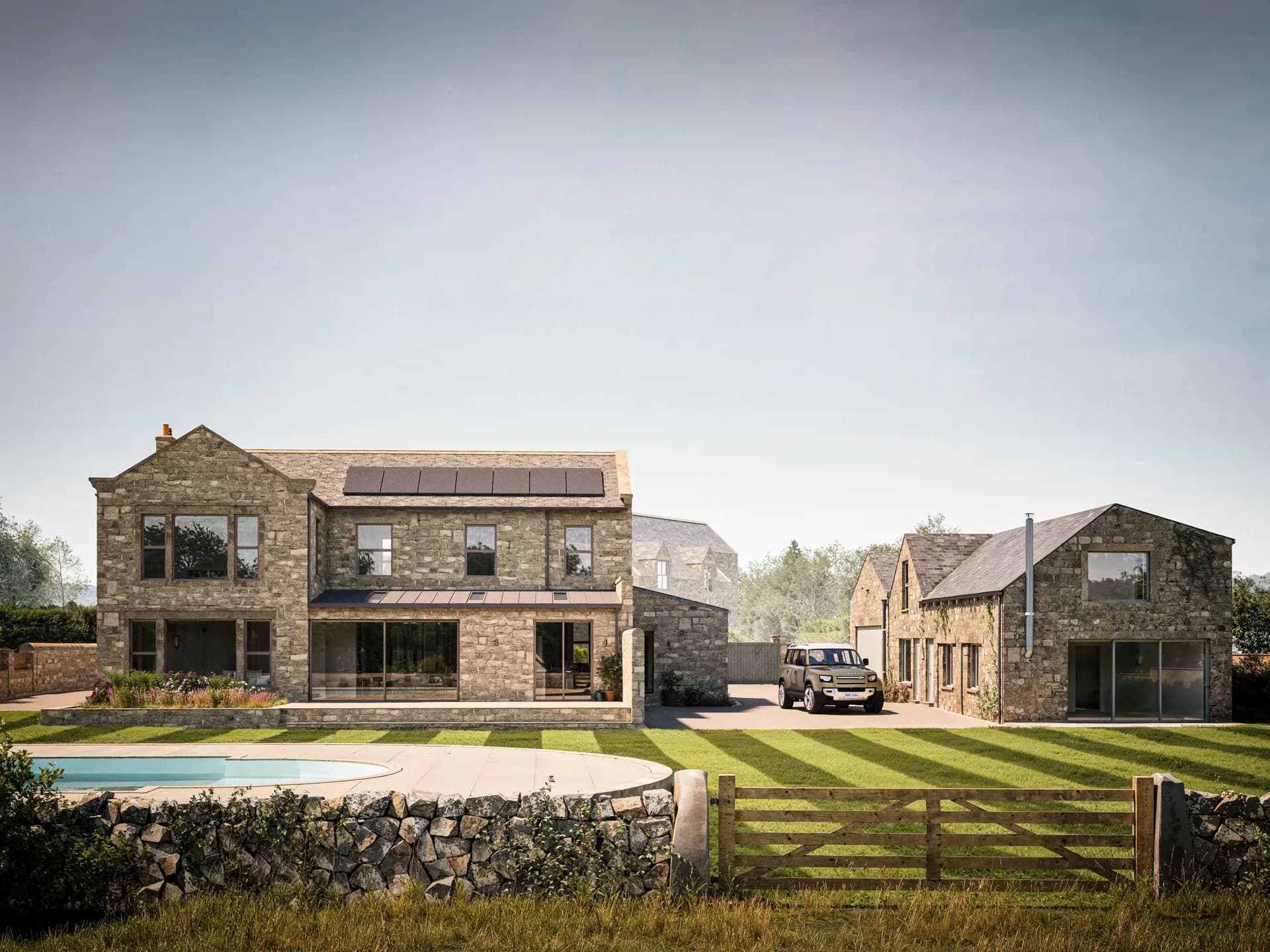 Manor house interior design at Elmtree Manor, Askwith, West Yorkshire by Dean Heim & Co.